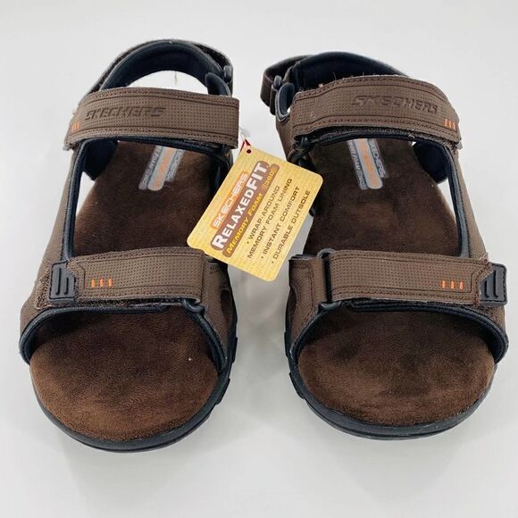 NWT SKECHERS Relaxed Fit Conner-Louden Sandals in Brown Size 7 - Picture 6 of 9